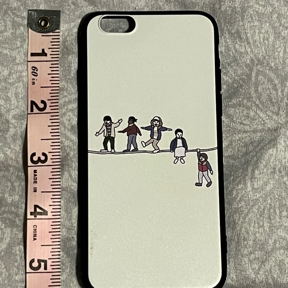 Stranger Things Walking On Rope iPhone 6/6S Phone Bumper Cover Otterbox
